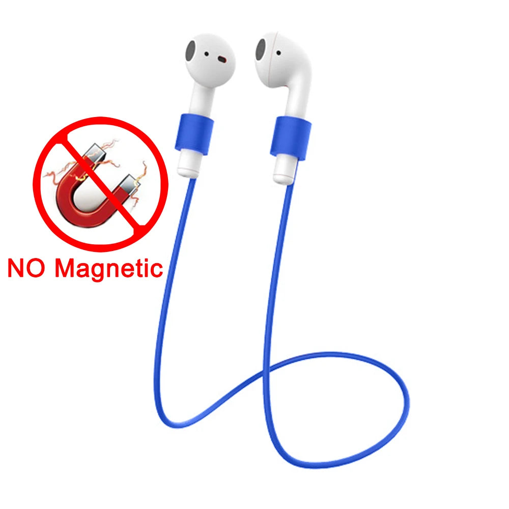 Soft Silicone Magnetic Anti-Lost Strap for AirPods Pro 1 2 3 Earphones