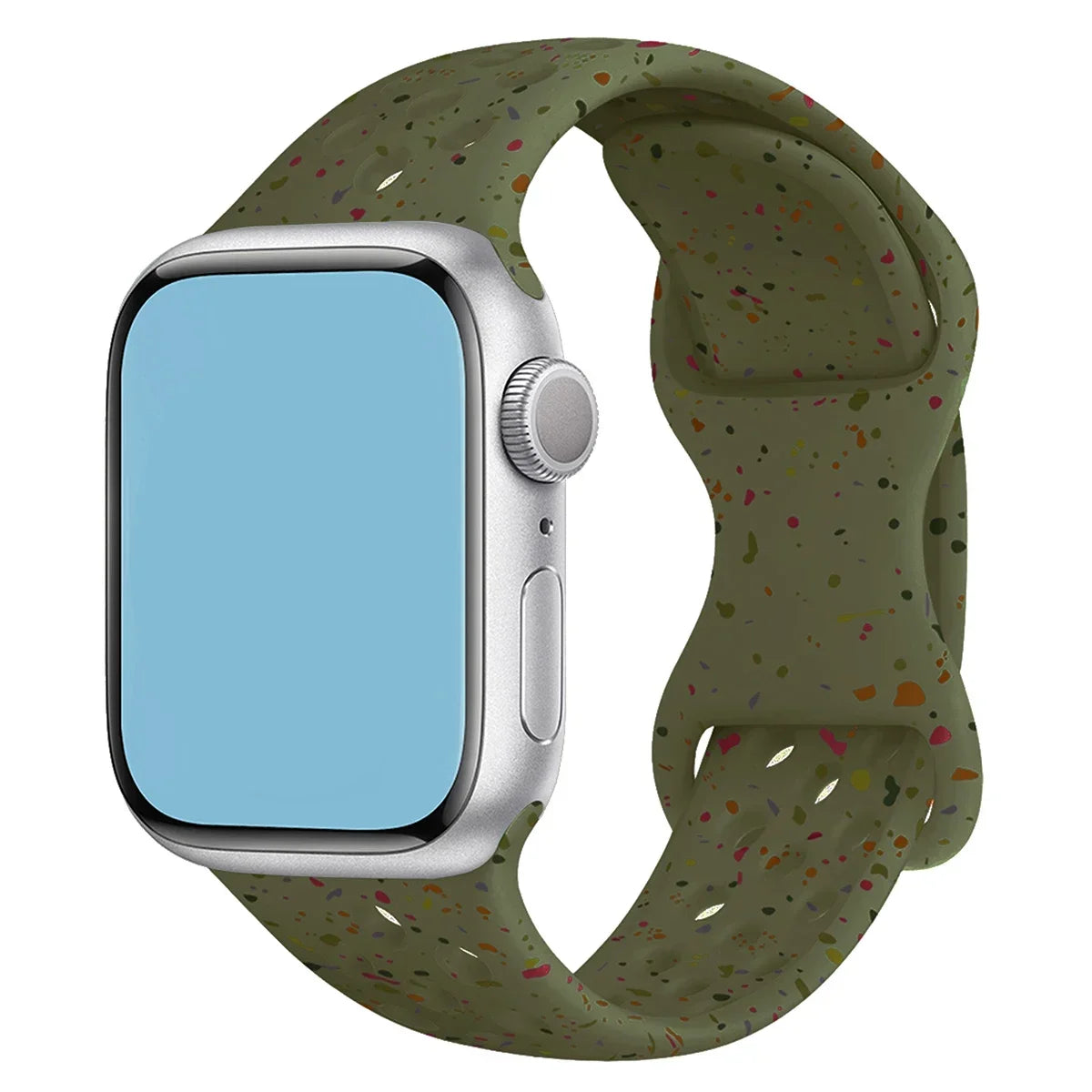 Transparent Silicone Strap for Apple Watch Ultra 2 & Series 10–SE (38–49mm)