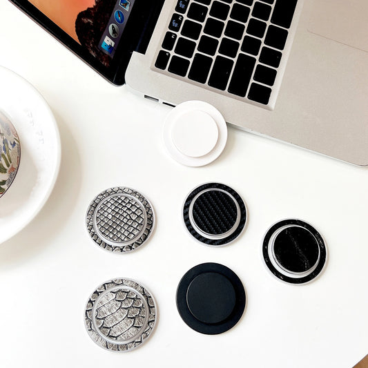 MagSafe Metal Glitter Ring Holder – 360° Rotating Magnetic Grip Stand