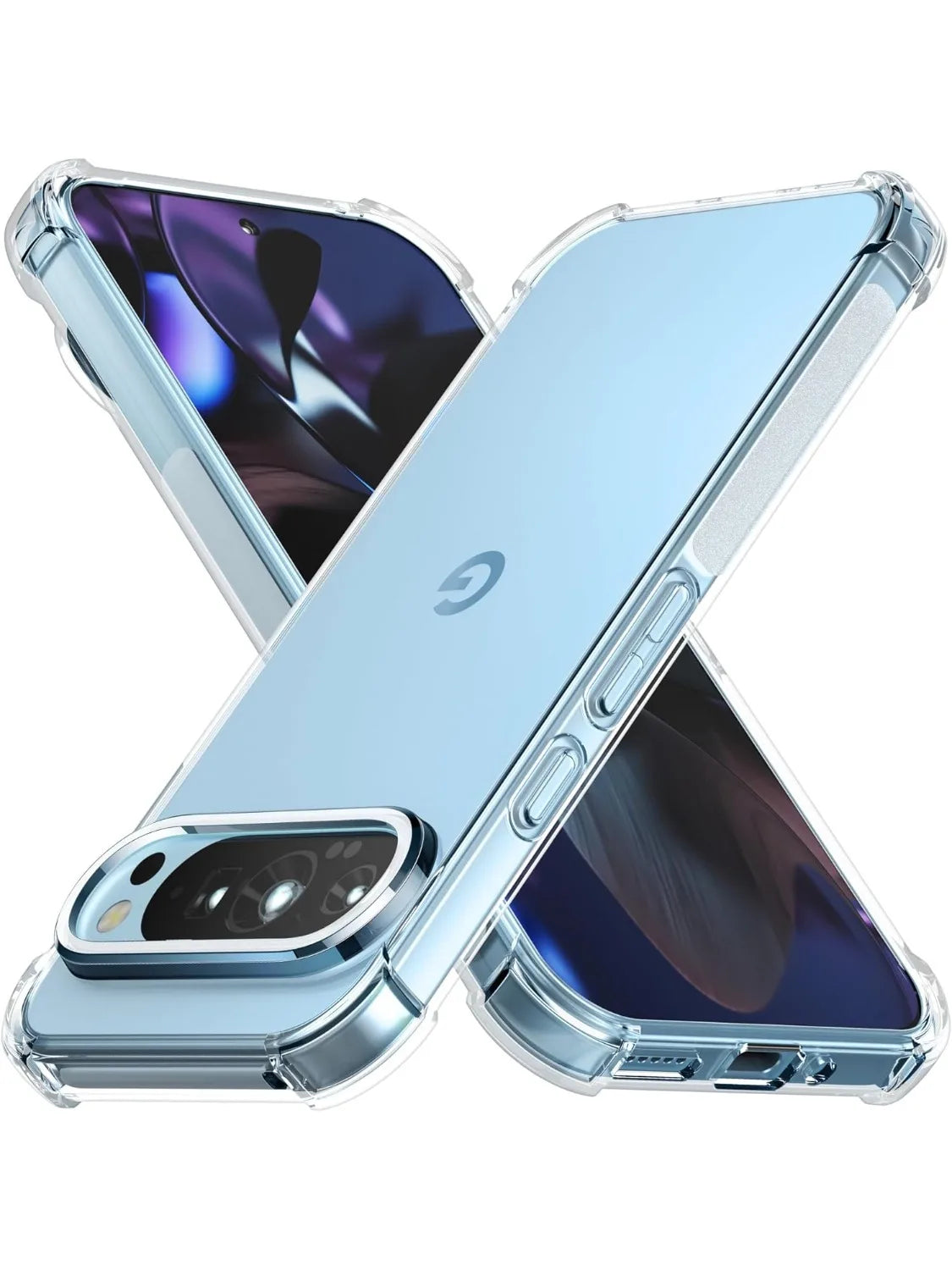 Shockproof Clear TPU Airbag Case for Google Pixel 9 Pro XL / 8A / 8