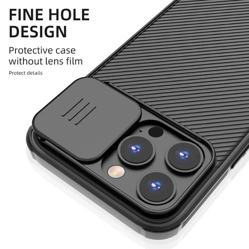 Magnetic Case for iPhone 16–11 Pro Max with Slide Lens Protection Cover