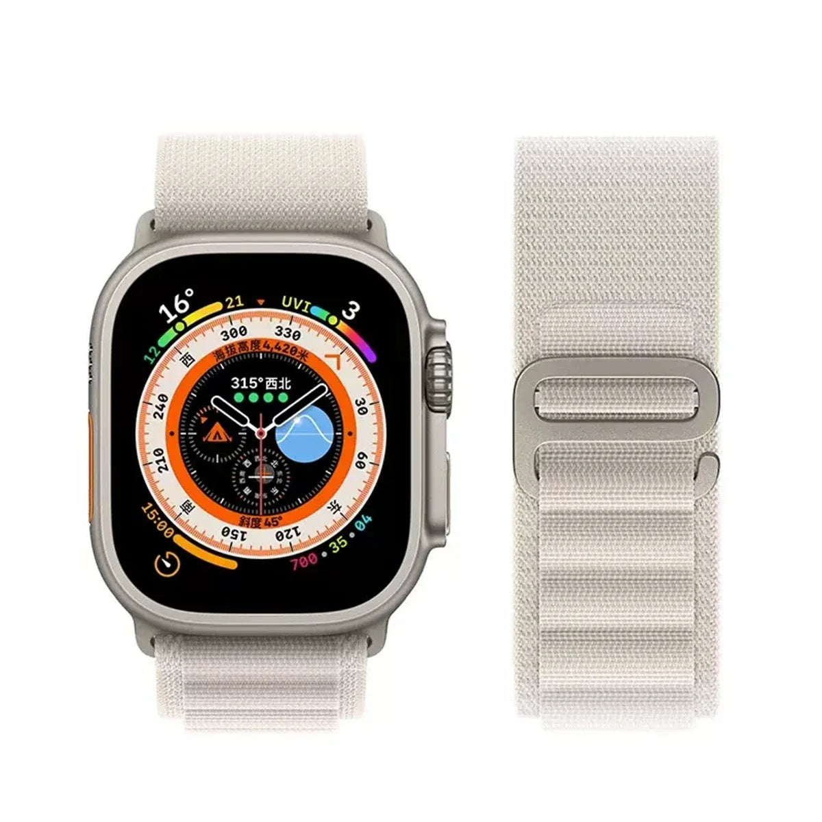 Alpine Loop Strap for Apple Watch Ultra 2 & Series 10–1, 38–49mm