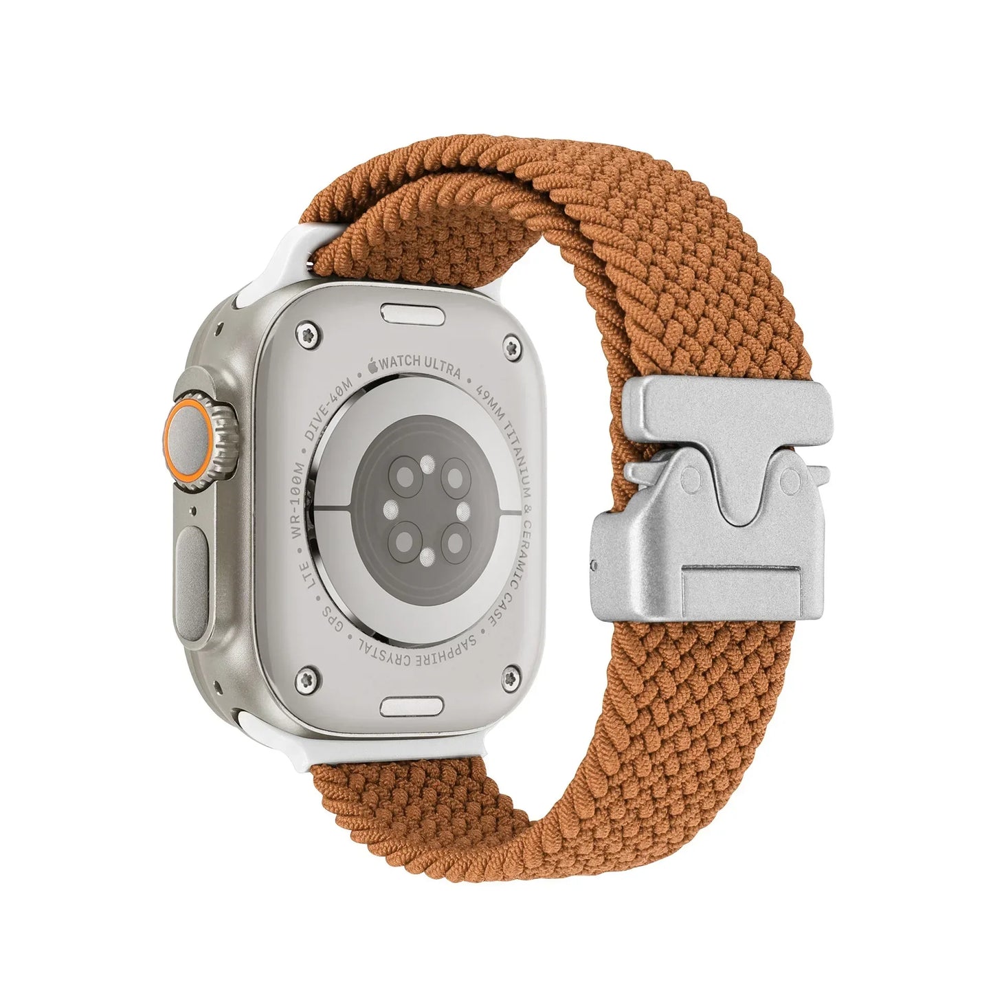 Braided Magnetic Band for Apple Watch 44mm–49mm Ultra 2/Series 10–6/SE