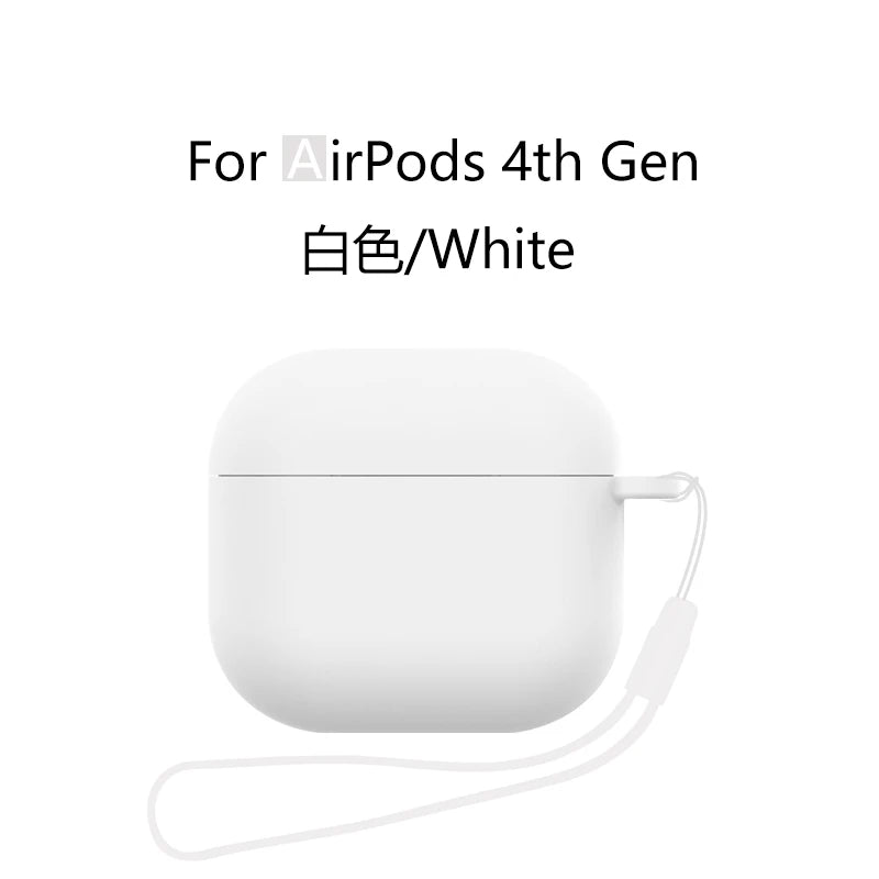 Silicone Case with Lanyard for AirPods 4 (2024) with Active Noise Canceling