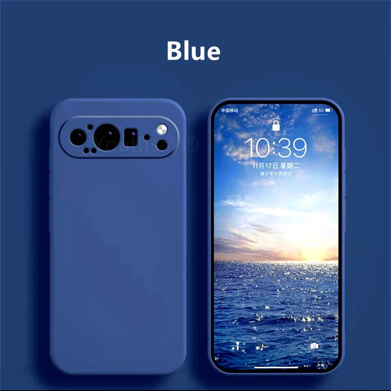 Liquid Silicone Case for Google Pixel 9 Pro/8/7/6A Soft Protective Cover