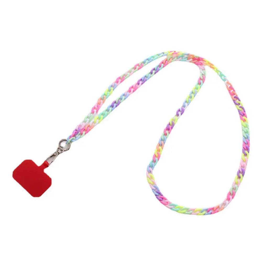 Colorful Crossbody Phone Strap Necklace with Card Slot for iPhone/Samsung