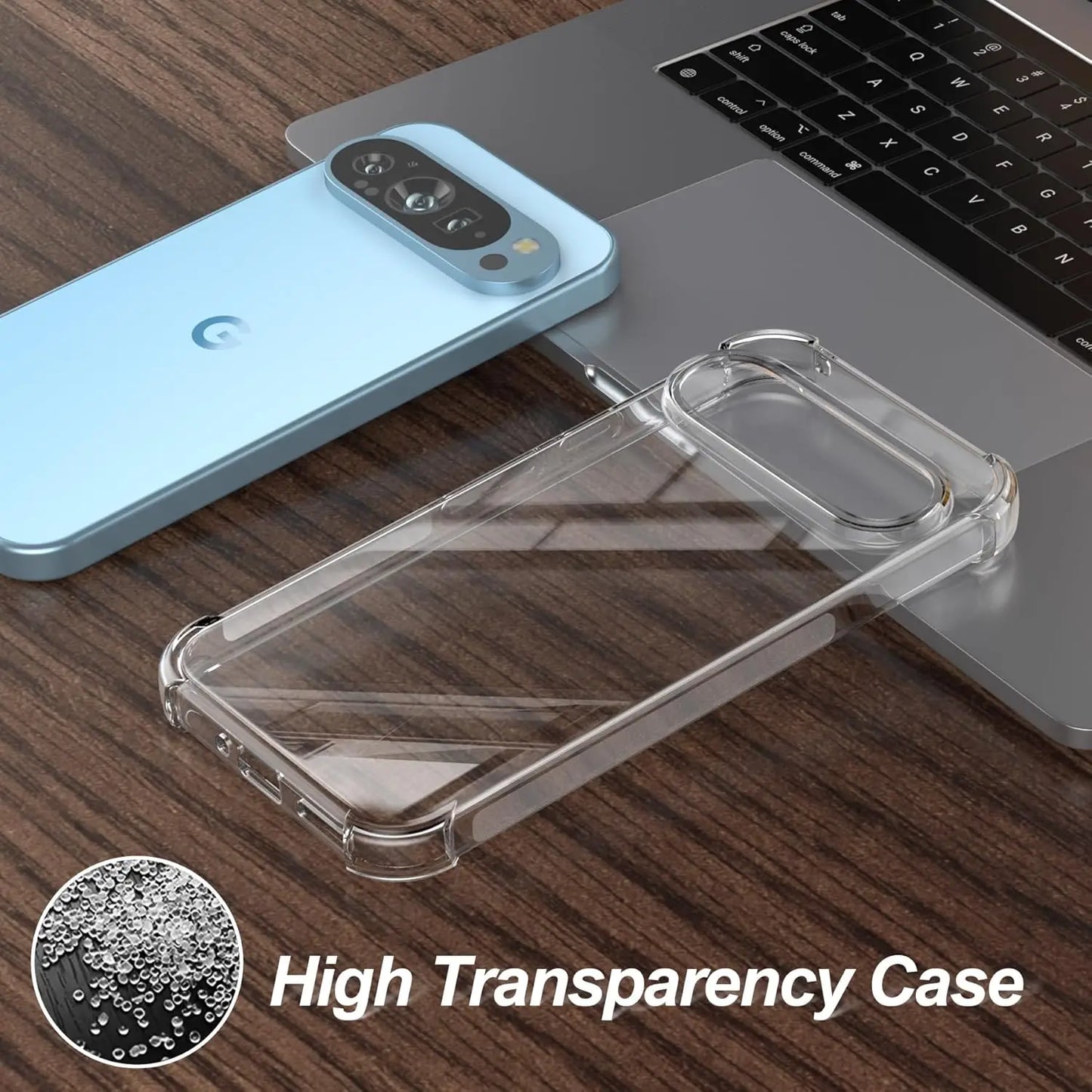 Shockproof Clear TPU Airbag Case for Google Pixel 9 Pro XL / 8A / 8
