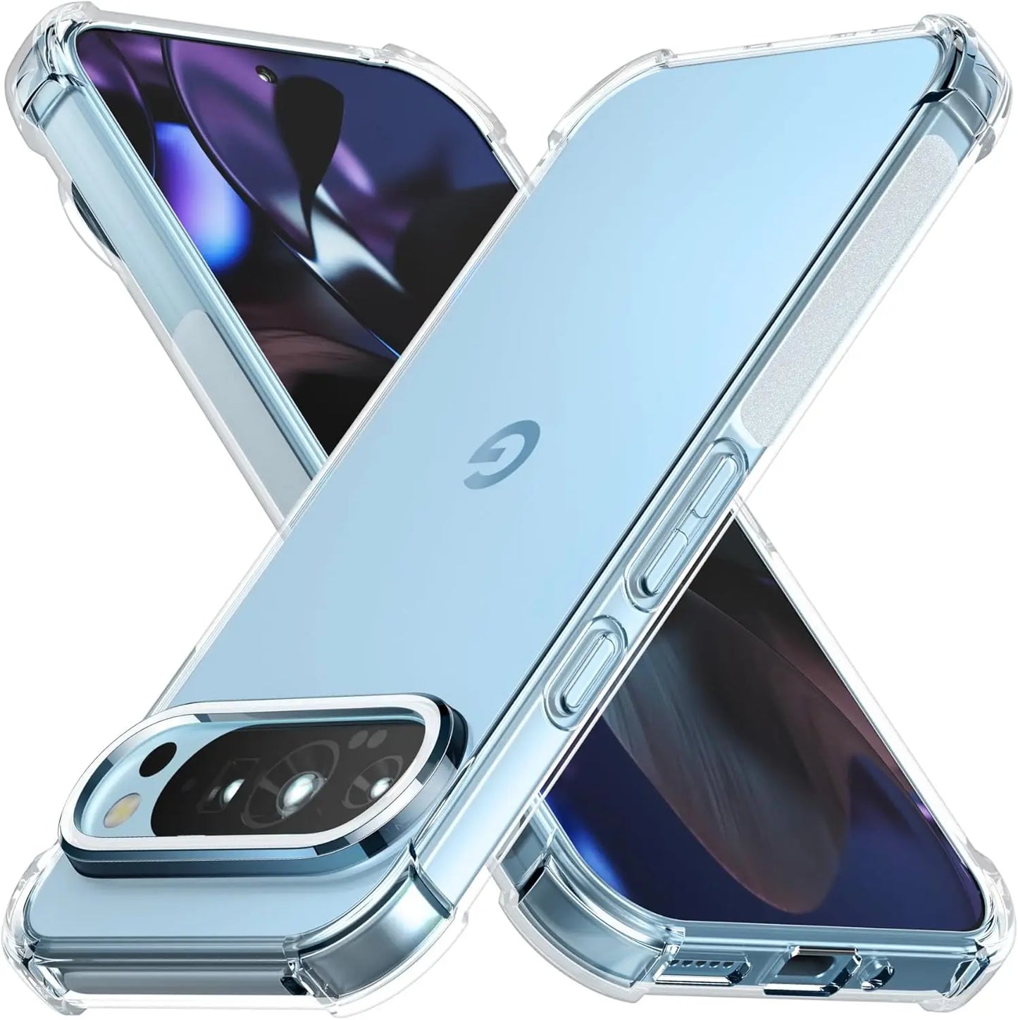 Shockproof Clear TPU Airbag Case for Google Pixel 9 Pro XL / 8A / 8
