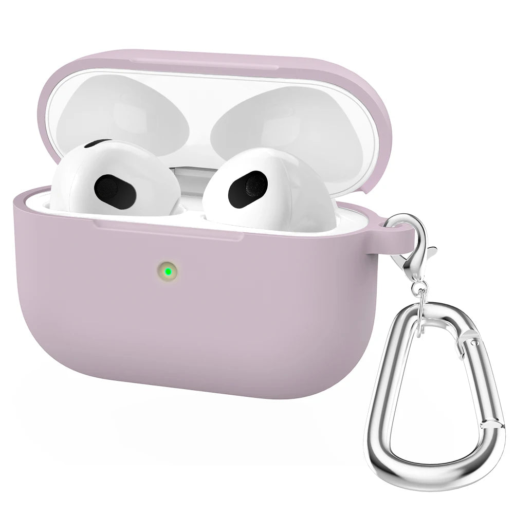 Soft Silicone Case for Apple AirPods 3 (2021) – Thick Solid Color Cover