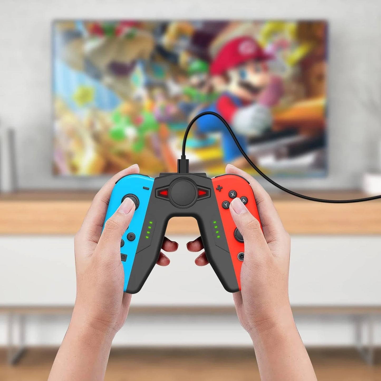 Joy-Con Charging Dock with LED Indicator for Nintendo Switch Controllers