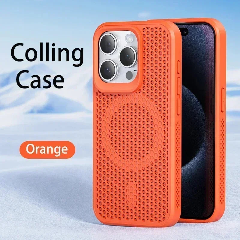 Cooling Magnetic Case for iPhone 14 Pro Max Plus – MagSafe Compatible