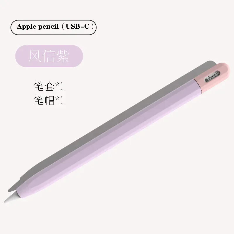 Silicone Case for Apple Pencil 3 USB-C Stylus Grip Holder Sleeve Cover