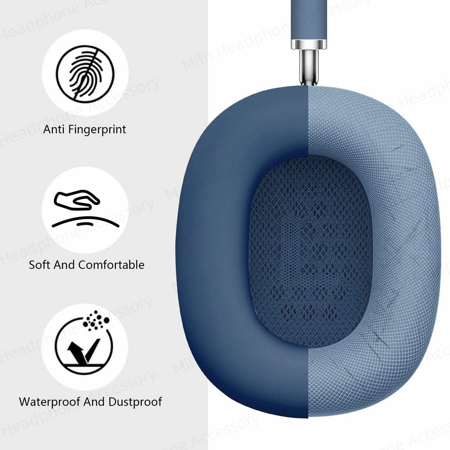 Silicone Protective Case for AirPods Max – Headphone Earmuffs Cover