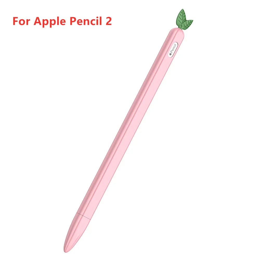Cute Vegetable Silicone Case for Apple Pencil 1st & 2nd Gen Protective Sleeve