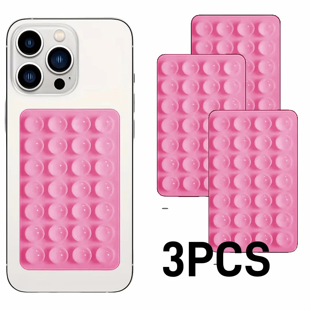 Double-Sided Silicone Suction Phone Holder – Hands-Free Universal Mount