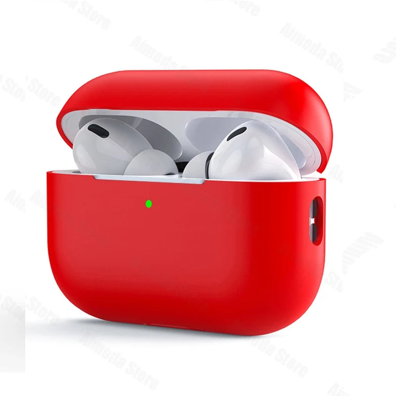 Liquid Silicone Case for AirPods Pro 2/3 – Soft Protective Earphone Cover