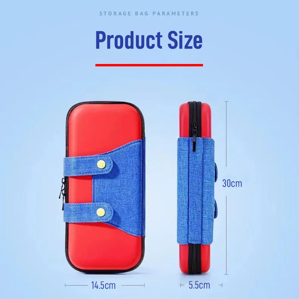 Slim Waterproof Travel Case for Nintendo Switch 2 – Mario Edition