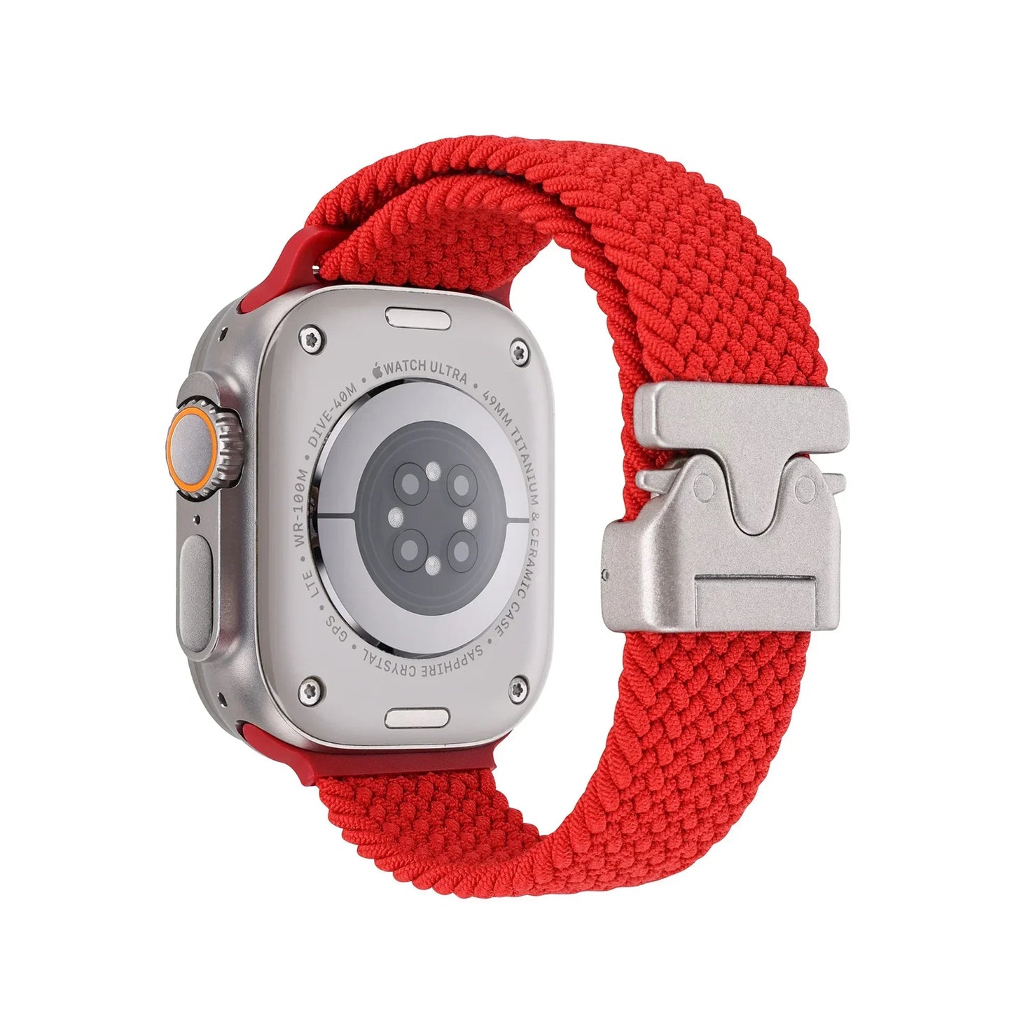 Braided Magnetic Band for Apple Watch 44mm–49mm Ultra 2/Series 10–6/SE