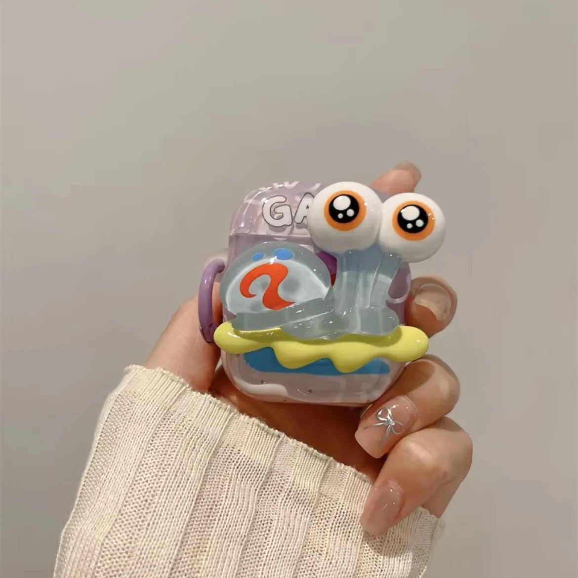 Cute Cartoon Candy Color Case for AirPods 4/3/2/1 & Pro/Pro2 with Hook