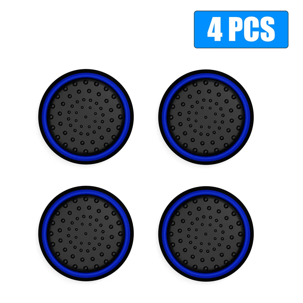 4PCS Luminous Joystick Thumb Grips for PS5/PS4/Xbox/Switch Pro Controllers