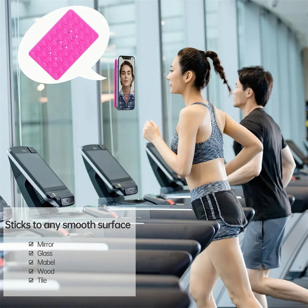 3Pcs Double-Sided Silicone Suction Cup Phone Stand for Hands-Free Selfies & Videos