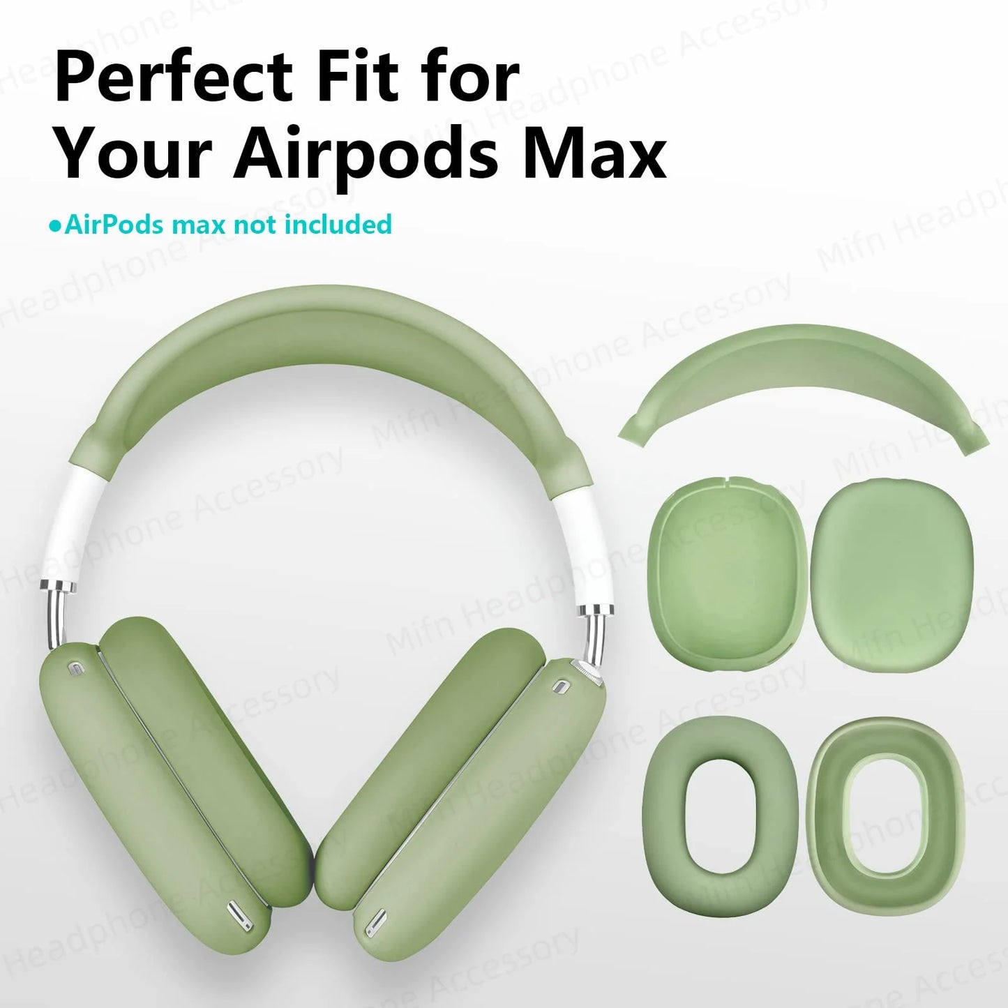 Silicone Protective Case for AirPods Max – Headphone Earmuffs Cover