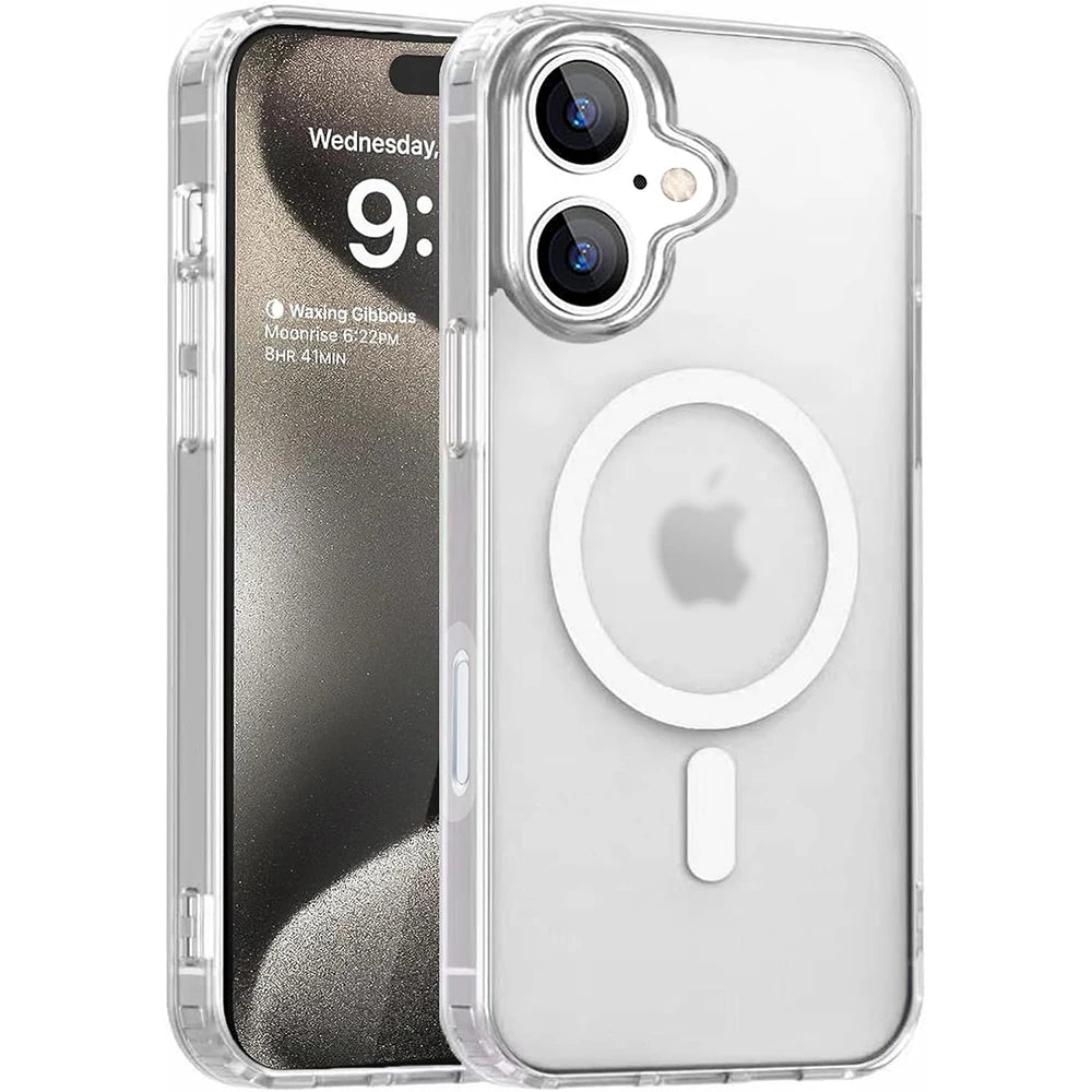 Strong Magnetic MagSafe Hybrid Case Matte Candy Colors for iPhone 11 to 16 Pro Max