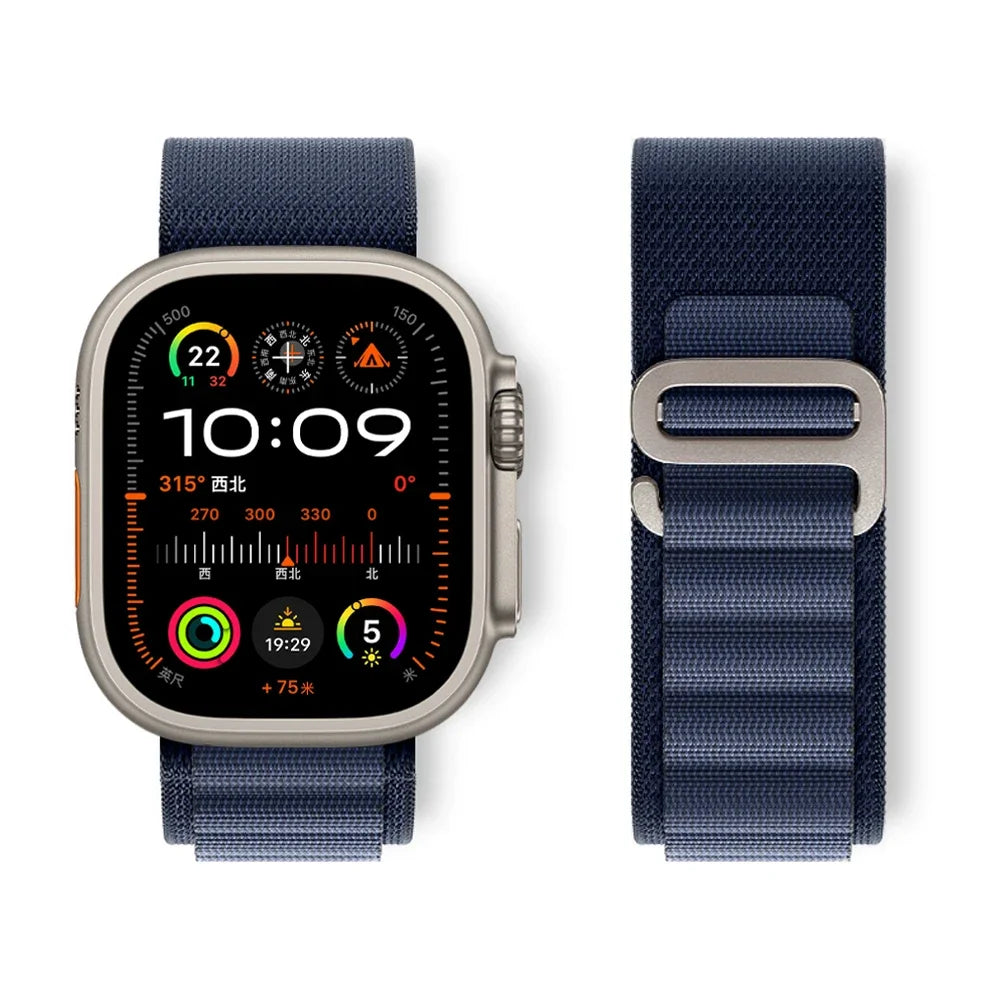 Alpine Loop Strap for Apple Watch Ultra 2 & Series 10–1, 38–49mm