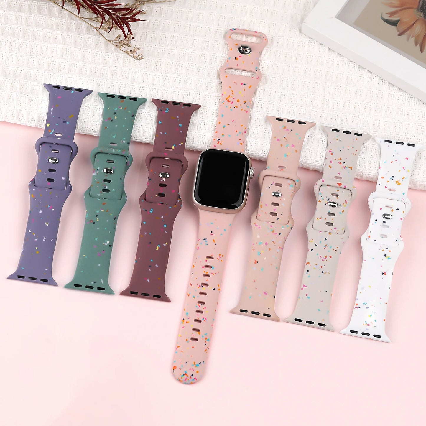Sport Silicone Band for Apple Watch 49mm 45mm 41mm 38–46mm SE 10 9 8 7
