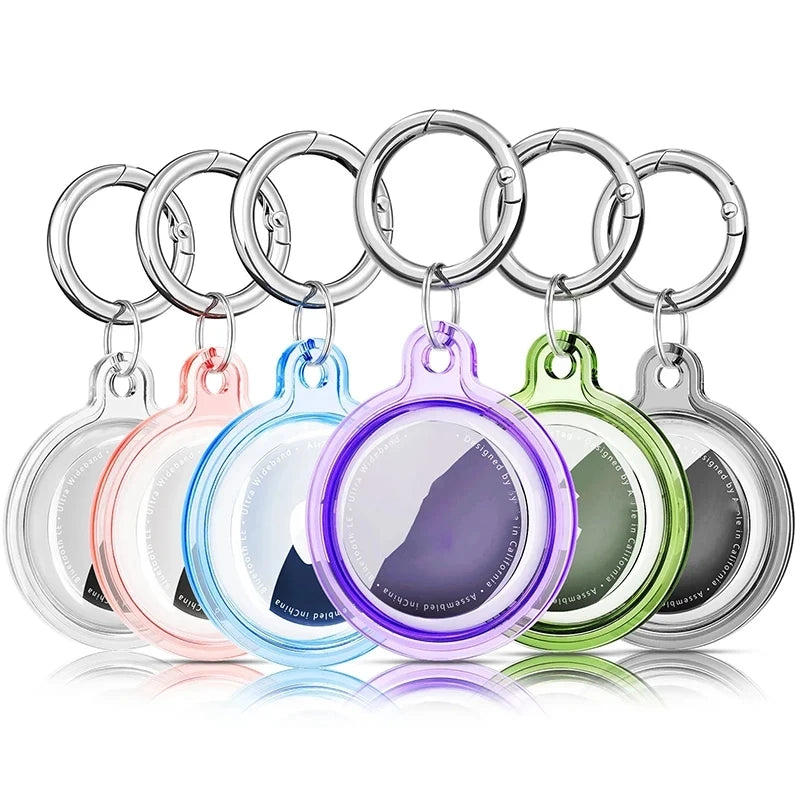 Waterproof Soft Keychain Holder Case for Apple AirTag – Anti-Lost Pet Cover