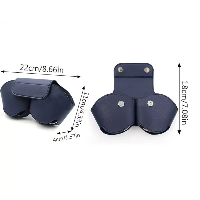 Leather Protective Case for AirPods Max – Handheld Wireless Headphone Bag