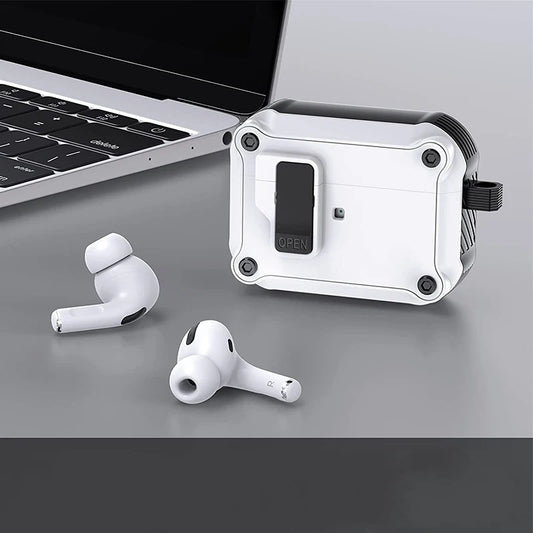 Security Lock Case for AirPods Pro 3/2/4 Shockproof Protective Cover