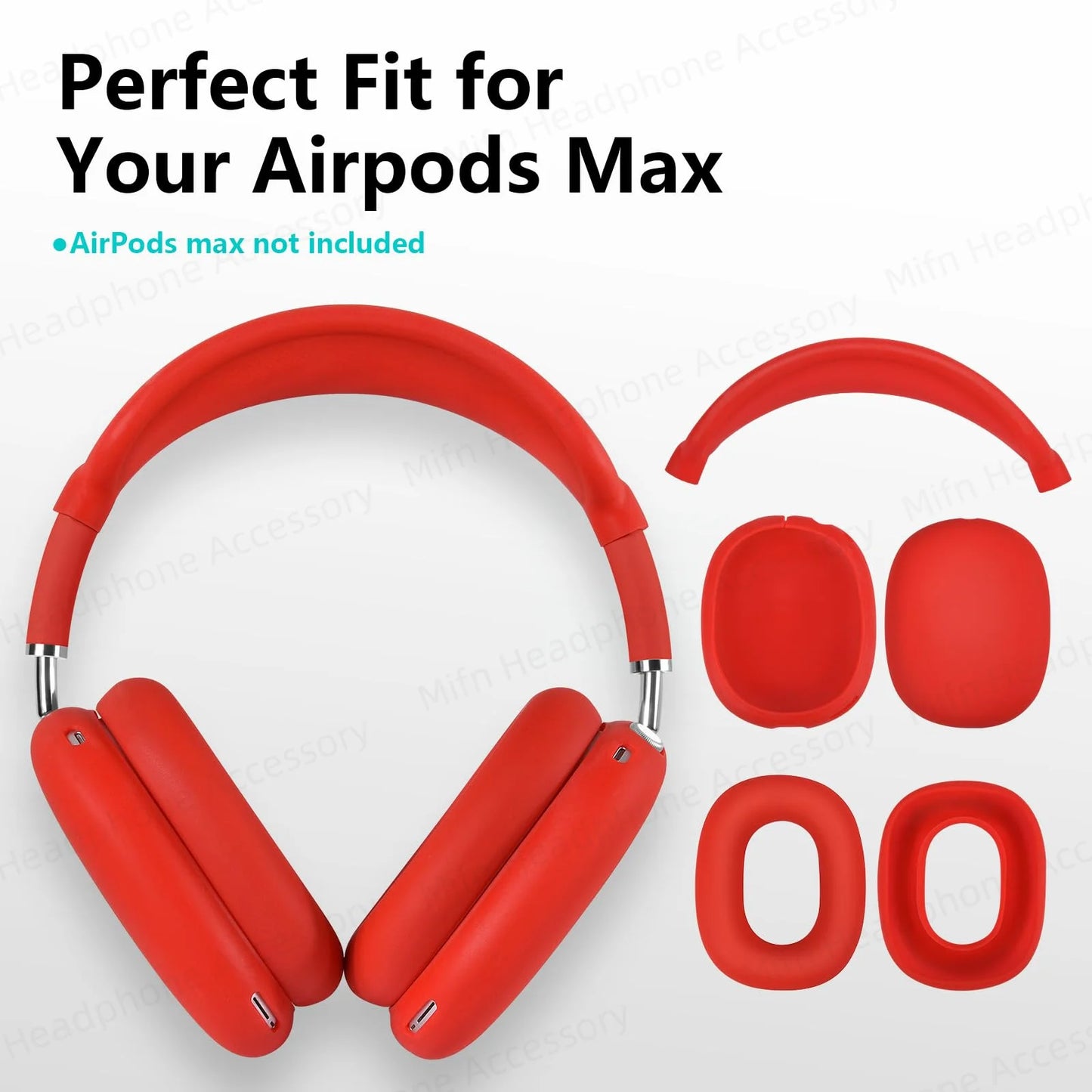 Silicone Protective Case for AirPods Max – Headphone Earmuffs Cover