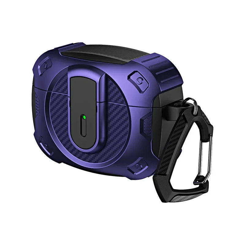 Security Lock Armor Case for AirPods Pro 2/1/2/3 with Wireless Charging