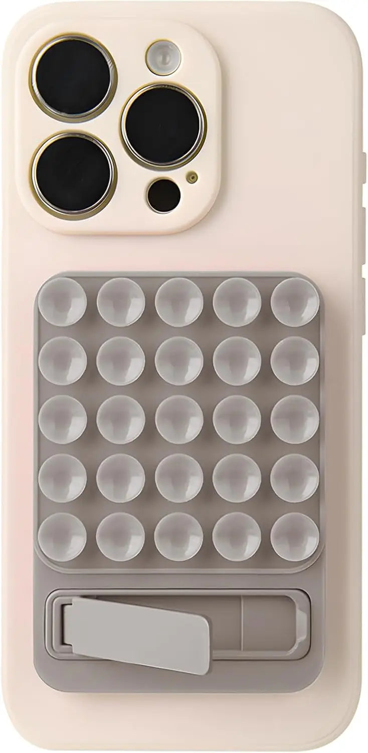 Foldable Silicone Suction Phone Holder for Mirror & Shower