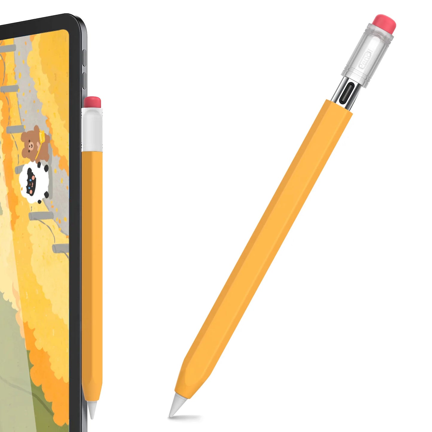 Silicone Protective Case for Apple Pencil 3 USB-C iPad Air/Pro Anti-Fall Cover
