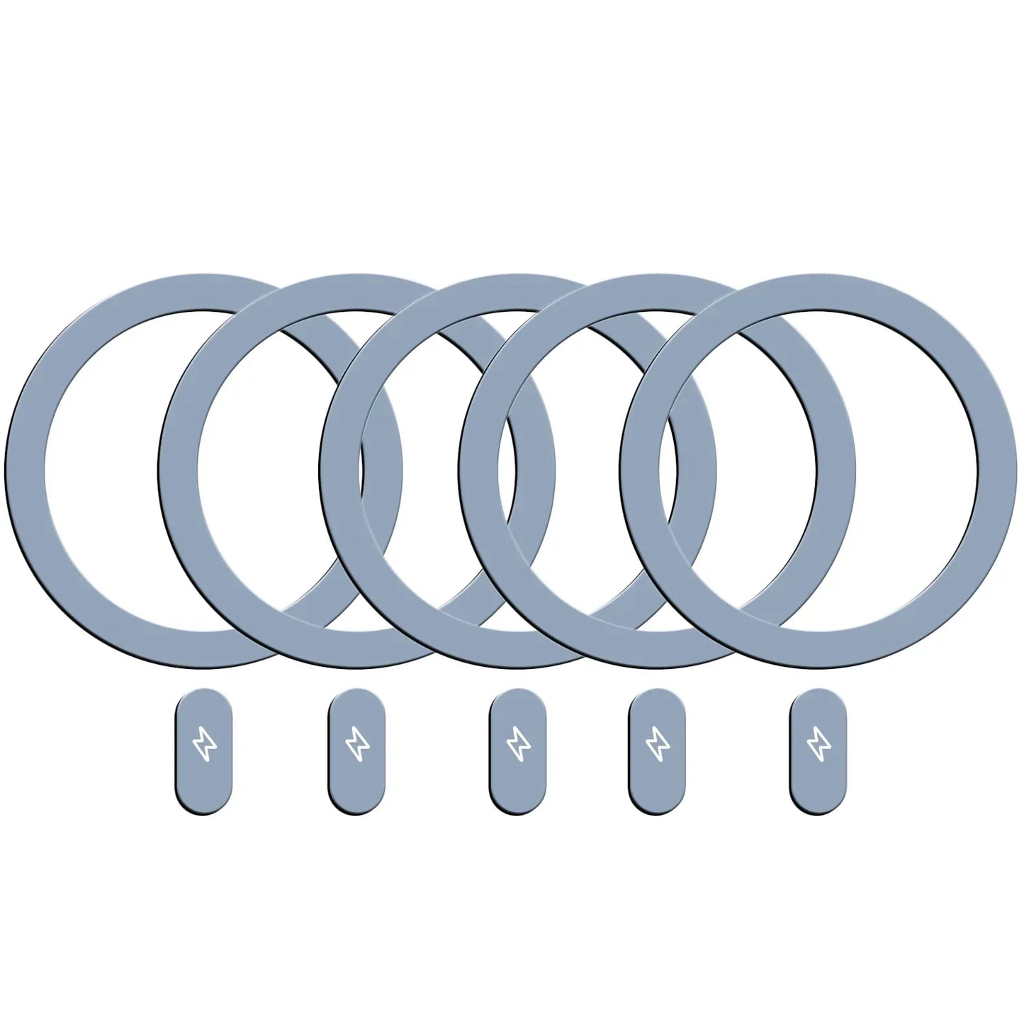 1β5pcs Metal Plate Ring for MagSafe Charger & Car Mount β iPhone 13β15