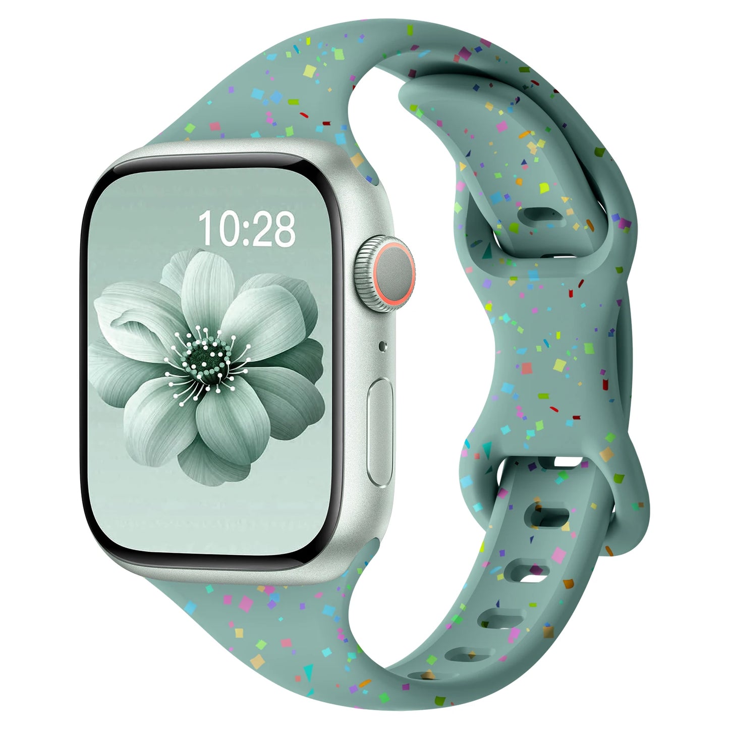 Slim Silicone Band for Apple Watch 49/45/44/42/41/40/38mm Series 10–2 SE
