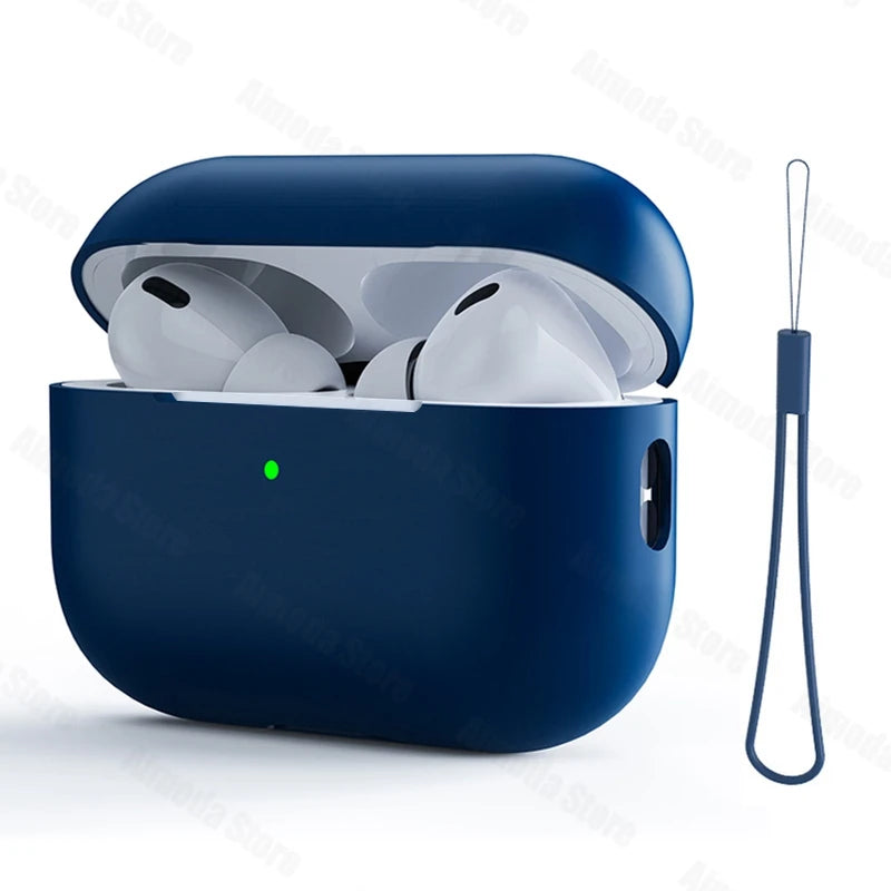 Liquid Silicone Case for AirPods Pro 2/3 – Soft Protective Earphone Cover