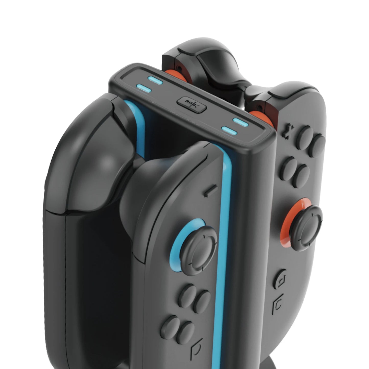 PG-SW2051 Charger Dock for Switch 2 – 4-Slot Fast Charging with RGB Lights
