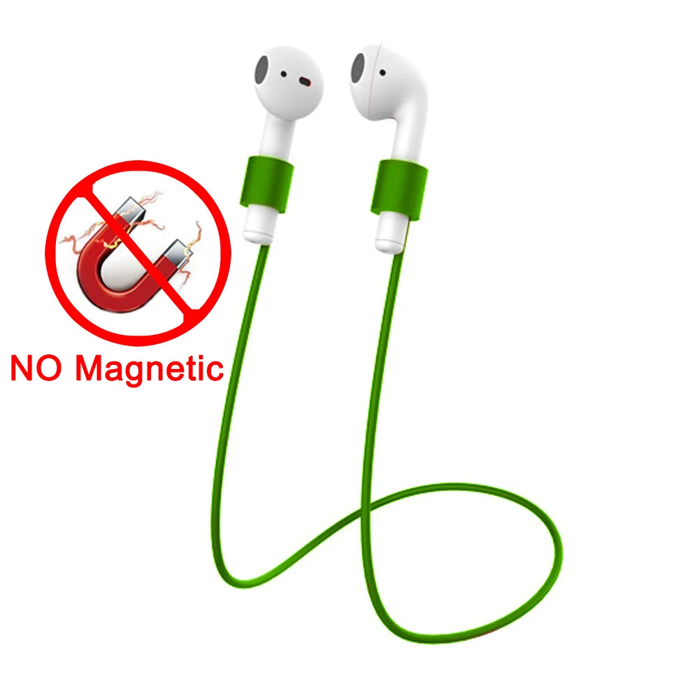 Soft Silicone Magnetic Anti-Lost Strap for AirPods Pro 1 2 3 Earphones
