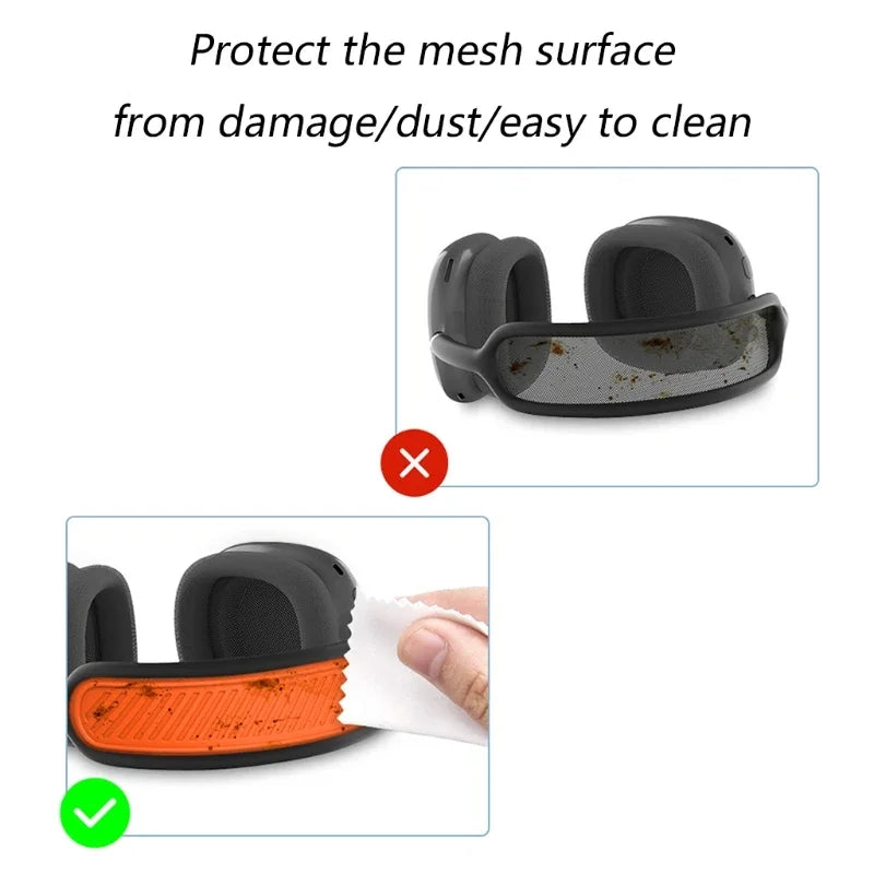Silicone Headband Cover for AirPods Max – Washable & Protective Cushion