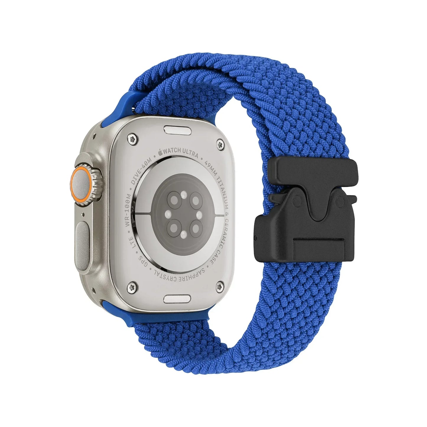 Braided Magnetic Band for Apple Watch 44mm–49mm Ultra 2/Series 10–6/SE