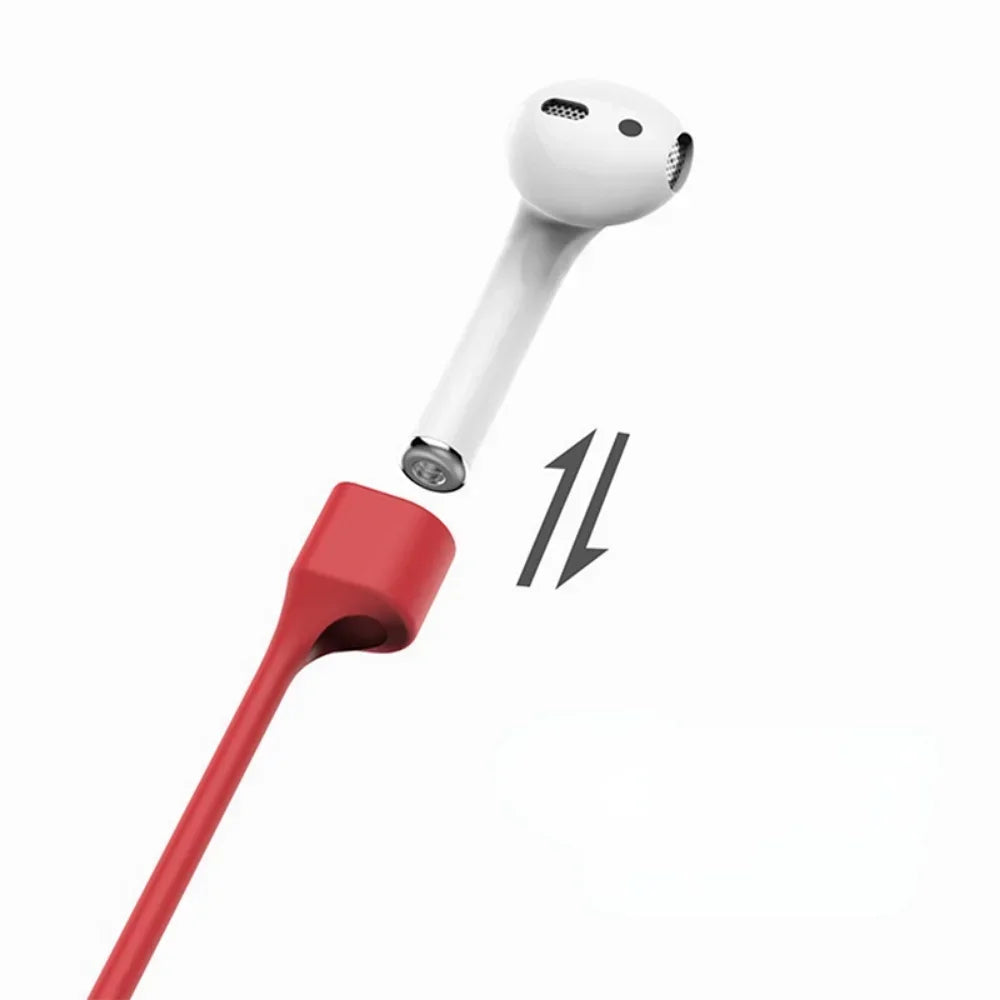 Anti-Lost Silicone Neck Strap for AirPods 1 2 3 Pro Wireless Earbuds