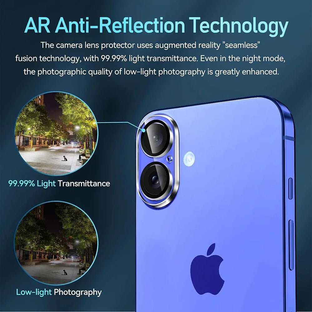 3-Pack Camera Lens Protectors for iPhone 16 Series – HD Clear & Waterproof