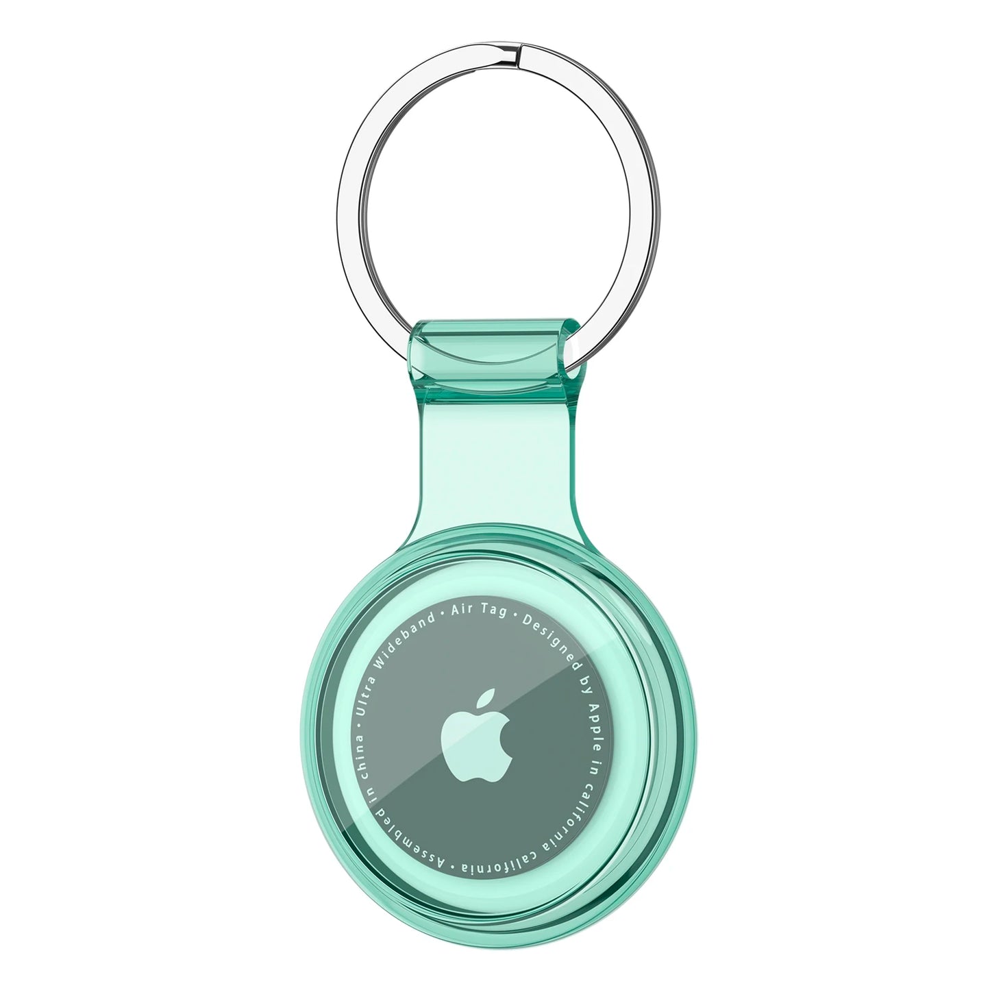 TPU Waterproof AirTag Keychain Holder Case for Pets, Keys & Bags
