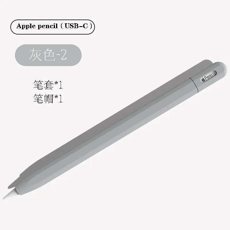 Silicone Case for Apple Pencil 3 USB-C Stylus Grip Holder Sleeve Cover
