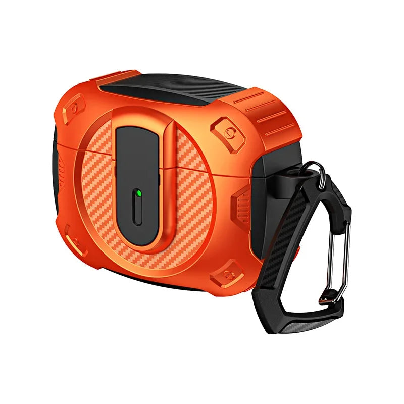 Security Lock Armor Case for AirPods Pro 2/1/2/3 with Wireless Charging