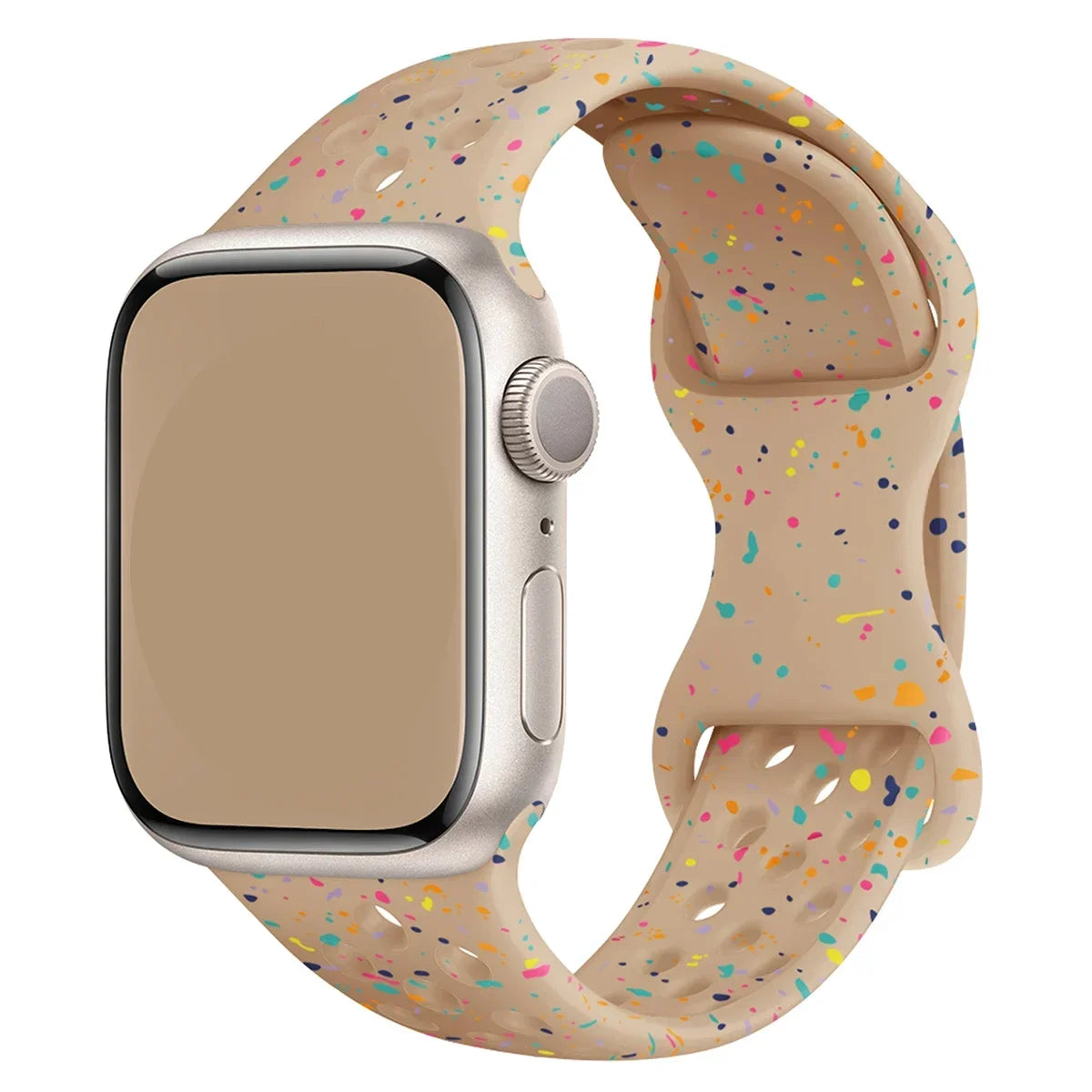 Transparent Silicone Strap for Apple Watch Ultra 2 & Series 10–SE (38–49mm)