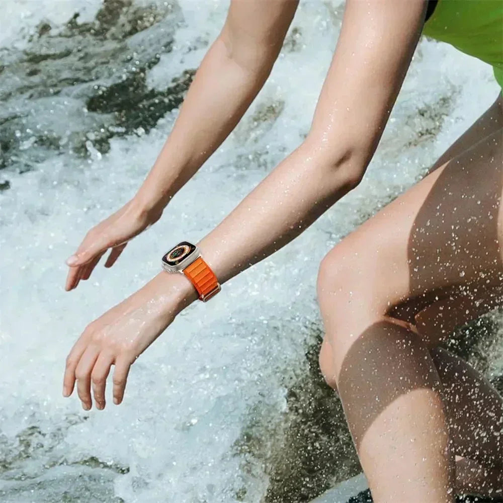 Alpine Nylon Strap for Apple Watch Bands 38-49mm - Ultra 2 Series 9 SE